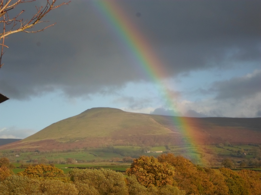 Sunshine and showers in the Brecon Beacons