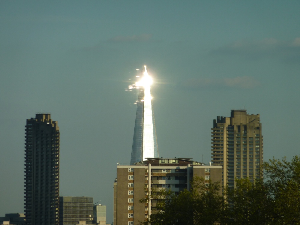 Sun on the Shard, 26th May 2013