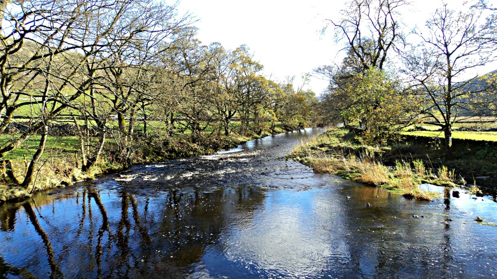 Photograph of The Wharfe at Starbotton.