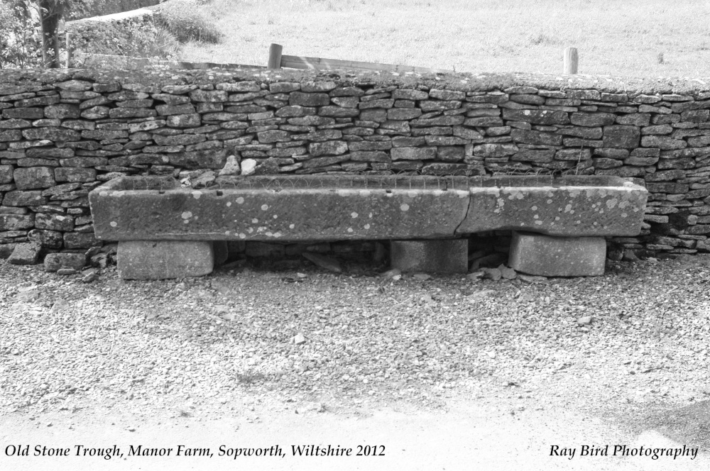 Old Stone Farm Trough, Sopworth, Wiltshire 2012