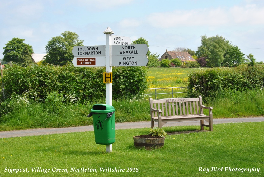 Photograph of The Village Green, Nettleton, Wiltshire 2016
