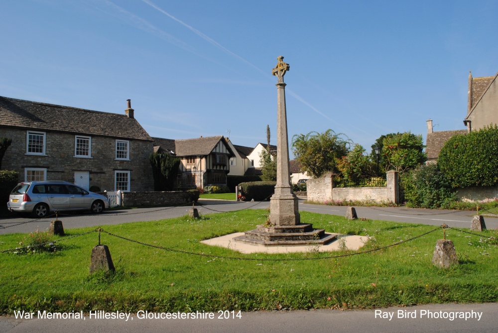 Photograph of War Memorial & Village Green, Hillesley, Gloucestershire 2014