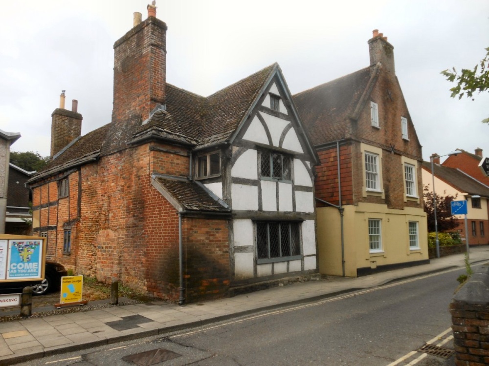 "Old buildings in East Street, Wimborne Minster" by David Brawson at