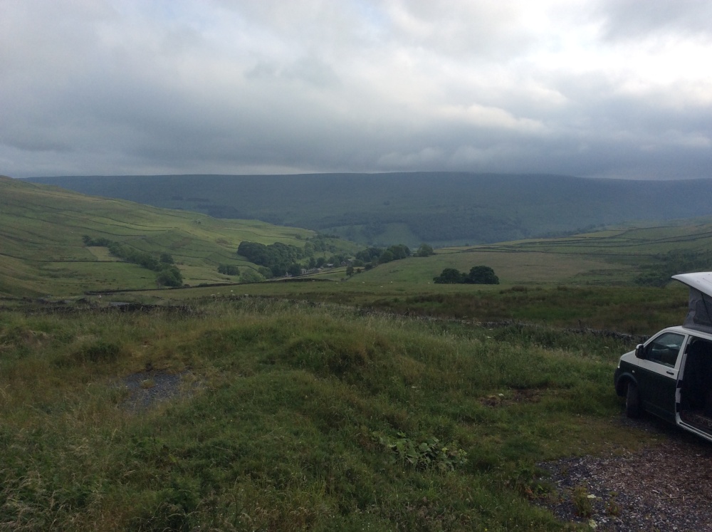 Photograph of The road from Starbottom to Kettlewell