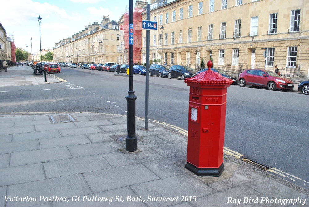 Victorian Postbox, Bath, Somerset 2015