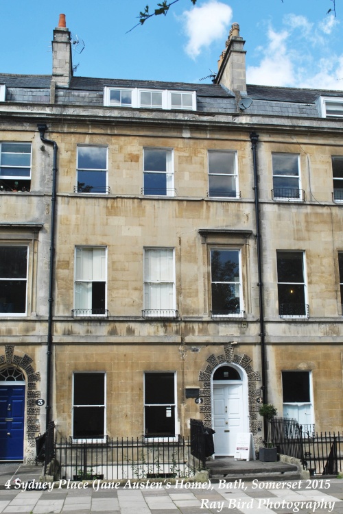 Jane Austen's Home, no 4 Sydney Place, Bath, Somerset 2015