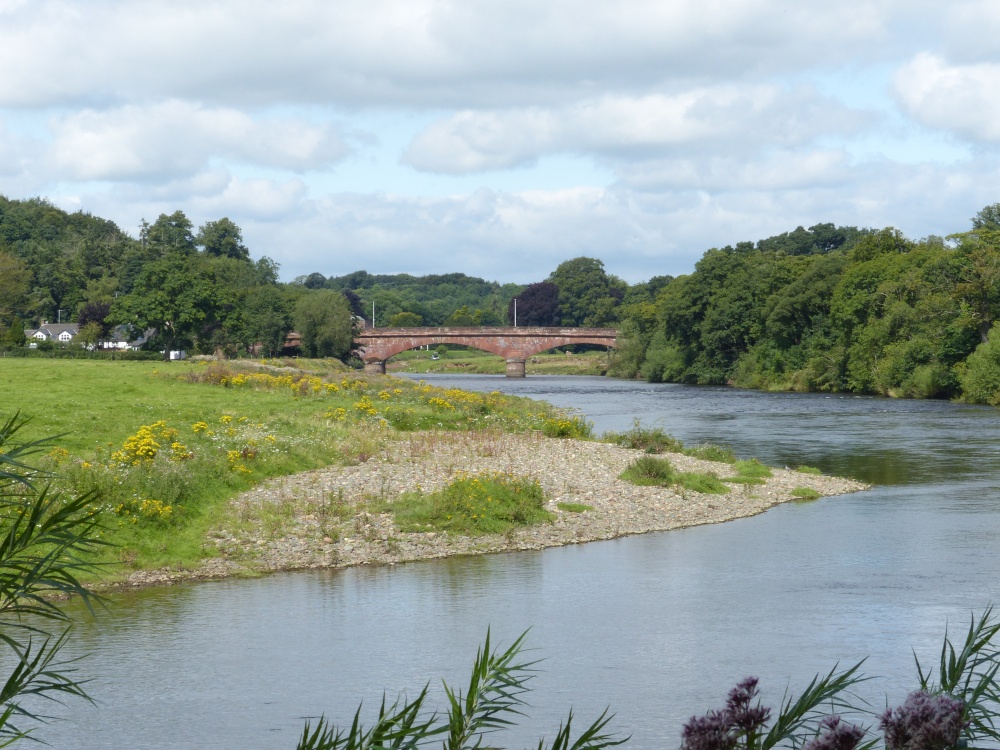 Photograph of River Eden at Warwick Bridge