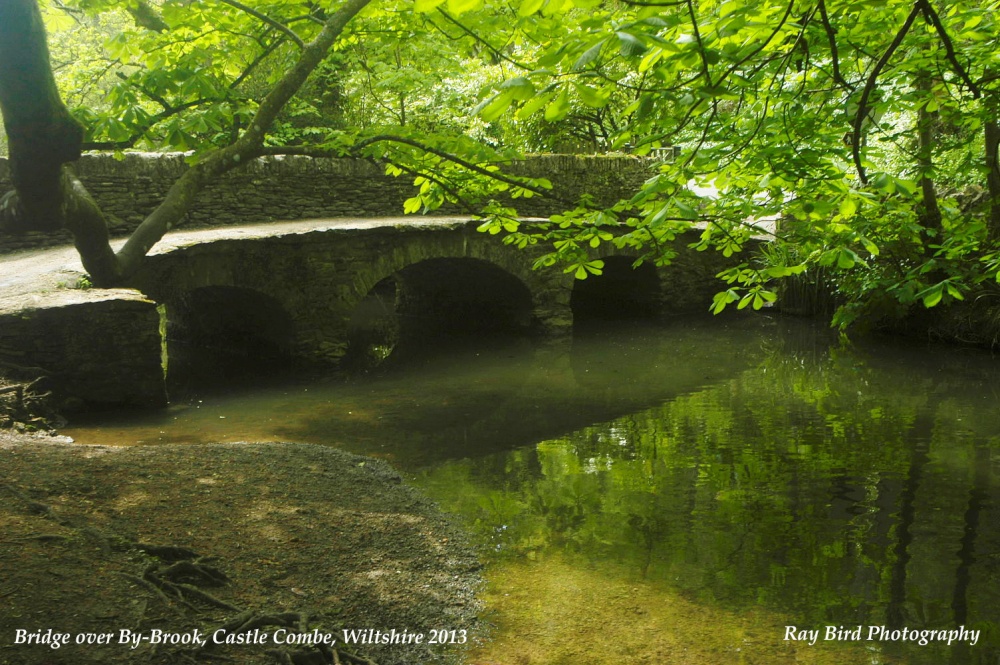 Roman Bridge & By-brook, Castle Combe, Wiltshire 2013