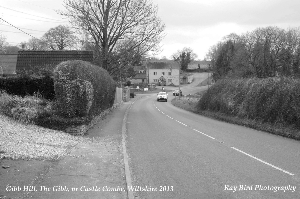 B4039, The Gibb, nr Castle Combe, Wiltshire 2013