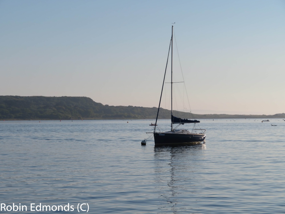 Evening serenity in Christchurch Harbour