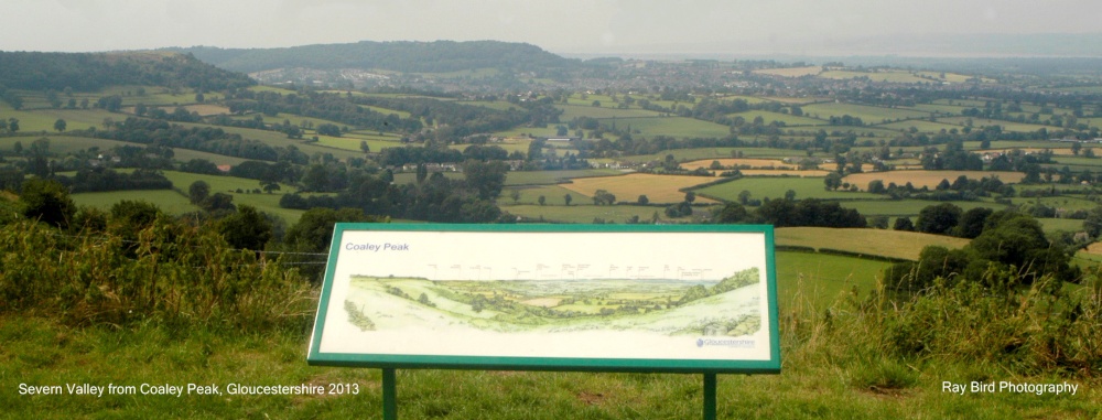 Severn Valley from Coaley Peak, nr Coaley, Gloucestershire 2013