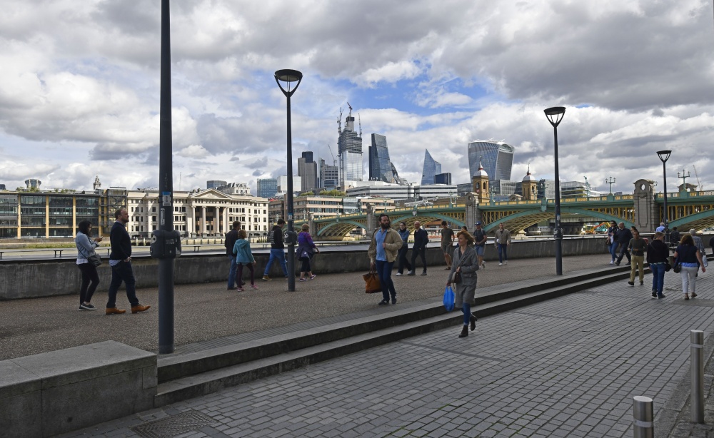 City of London, view from South Bank, London