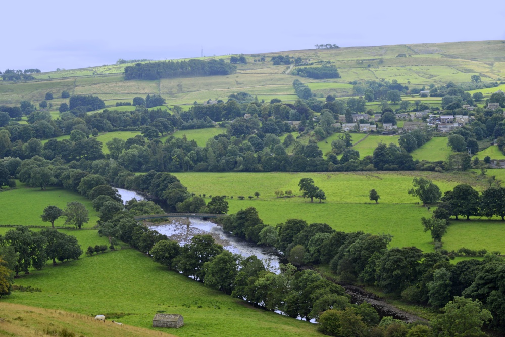 Photograph of Teesdale near Middleton in Yorkshire