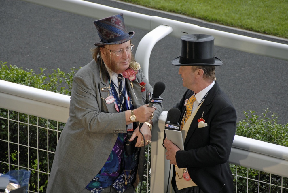 Ascot Racecourse - interview for television