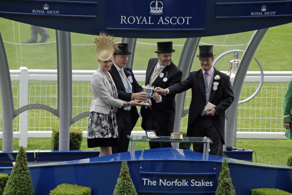 Royal Ascot - presentation to winning owner