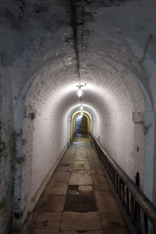 Uppark - below stairs tunnel from kitchen to house