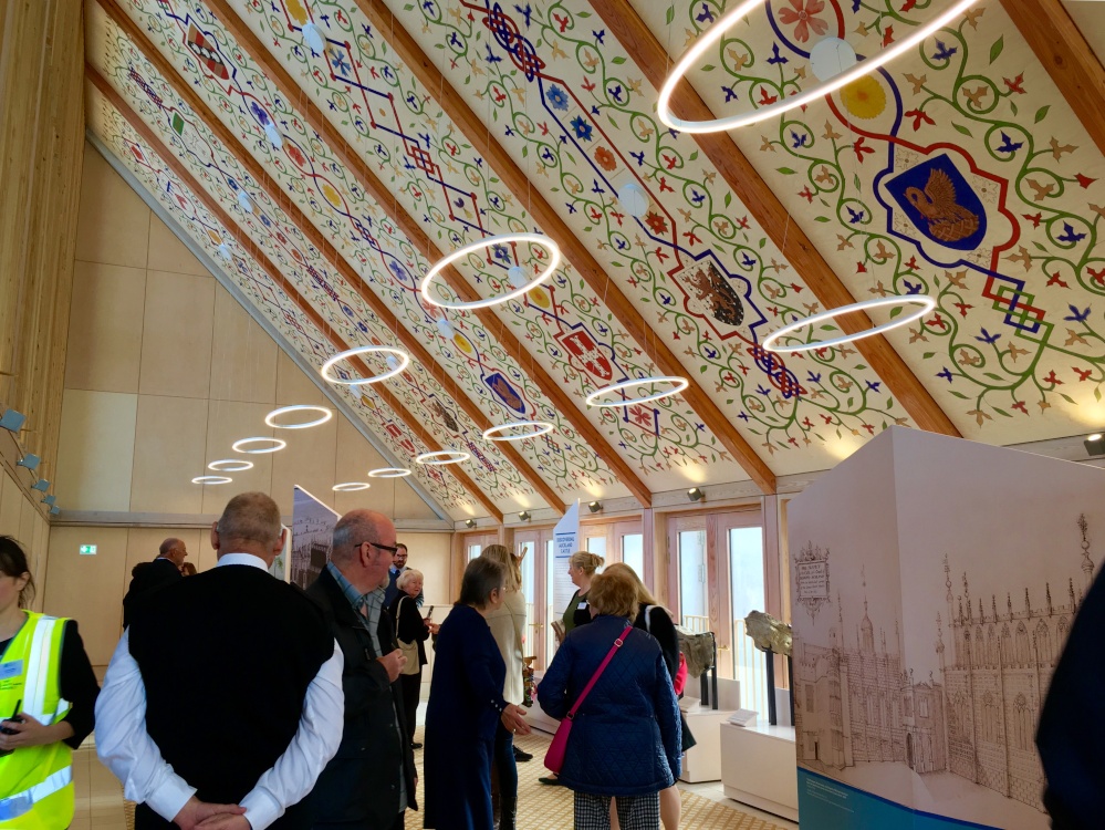 Celling of Auckland Tower Bishop Auckland.