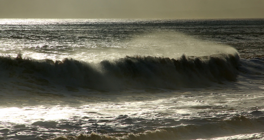 Crest of a wave