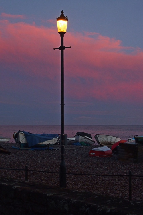 Budleigh lights on