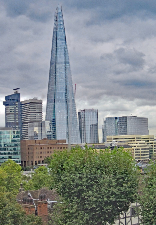 The Shard from the Tower of London