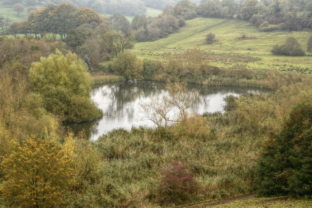Photograph of Lake behind Brough Park, Leek, Staffordshire Moorlsnds