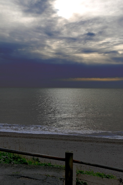 Rain in Budleigh