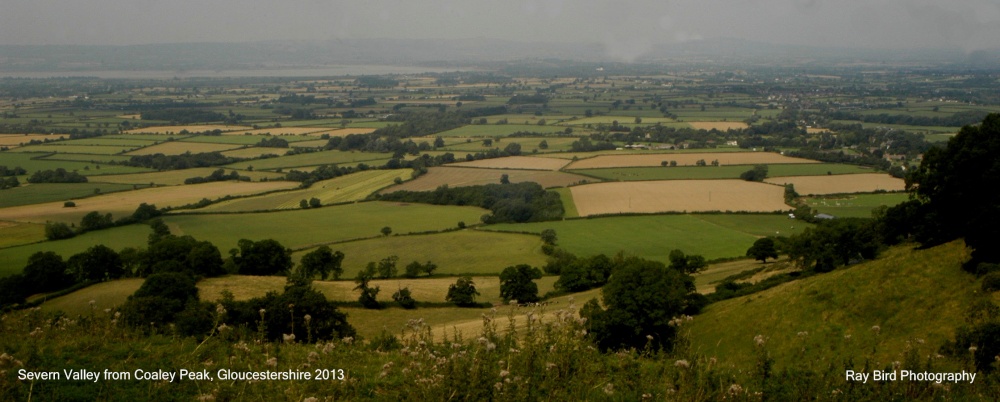 Severn Valley from Coaley Peak, nr Coaley, Gloucestershire 2013