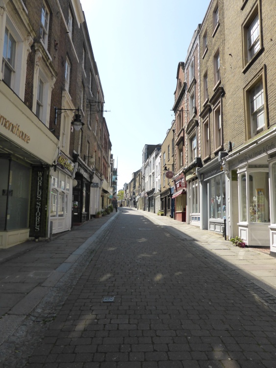 Gravesend High Street During the Lockdown.