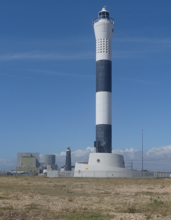 Dungeness  Power Station, + the Old  and New Lighthouses