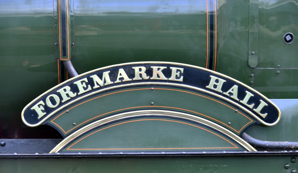 Preserved steam locomotive 7903 at Toddington works