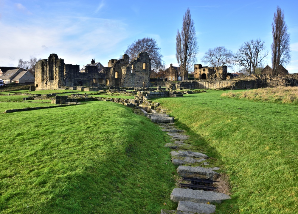 The Main Drain from the Necessarium (Toilet) at Monk Bretton Priory