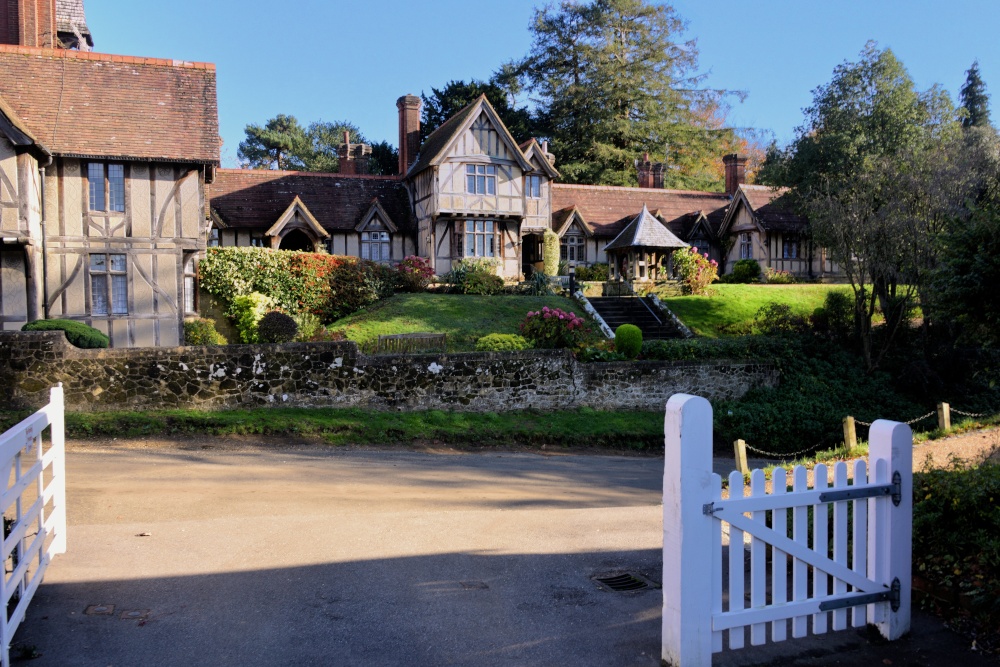 The Alms Houses at St Mary's Chapel in Church Town Godstone