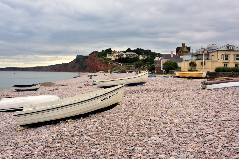 Take It Easy, Boats on the Beach at Budliegh Salterton