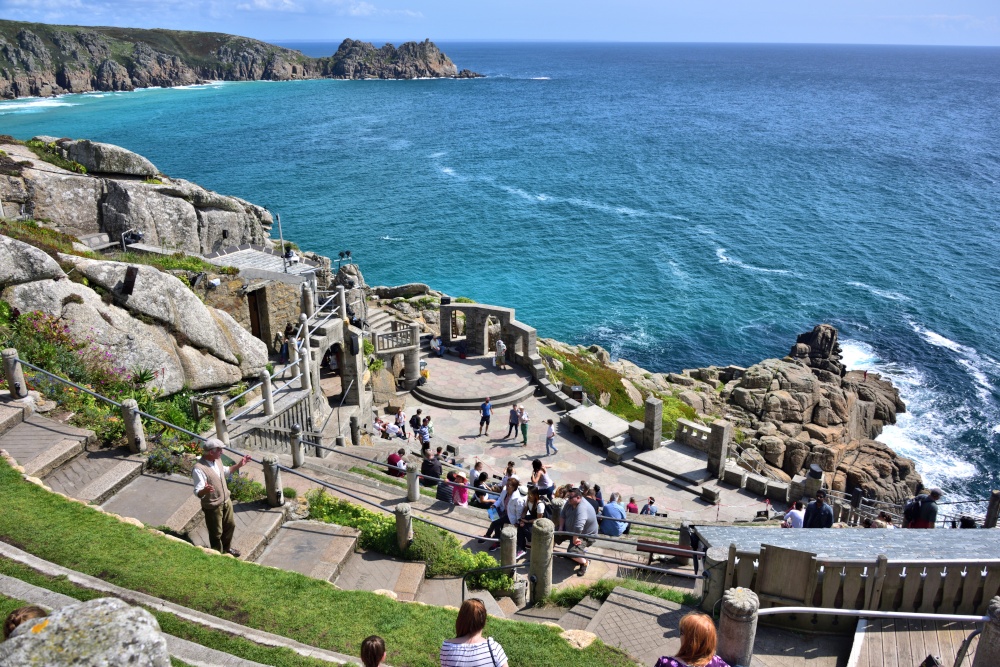 Rowena Cade Was Completely Mad and an Absolute Genius to Conceive & Build a Theatre Right On the Steep, Rocky Cornwall Coast photo by Alan Whitehead