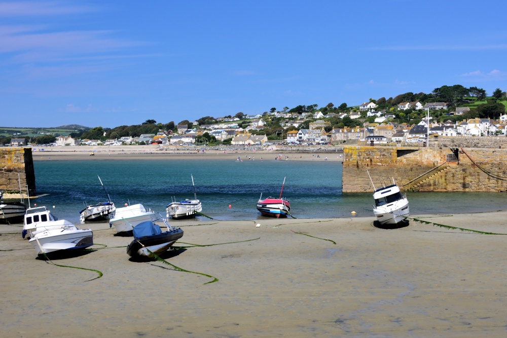 The Island Has a Small Harbour to maintain Contact With the Mainland at High Tide