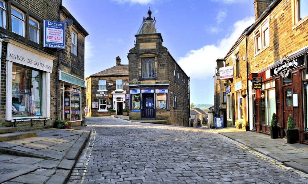 The Top of West Lane at Haworth