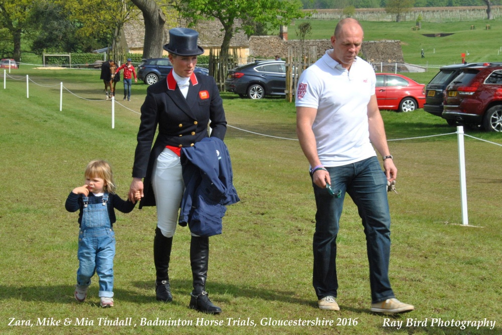 Zara, Mike  & Mia Tindell, Badminton, Gloucestershire 2016