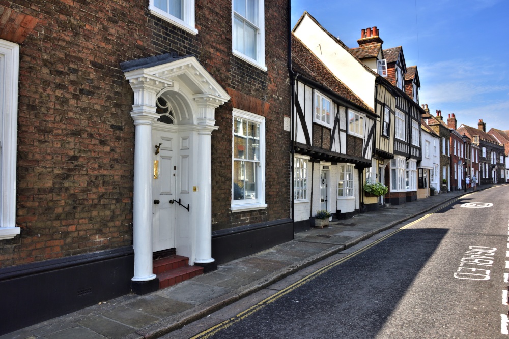 A Mixture of Medieval Housing Styles in Sandwich