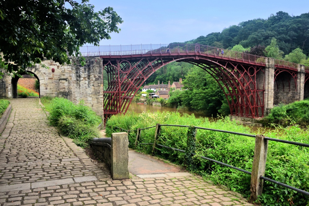 The Ironbridge Ove the River Severn in Shropshire