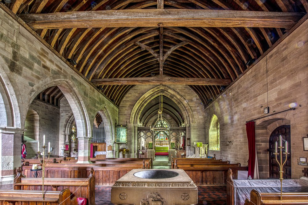 St John Baptist Eastnor: the nave