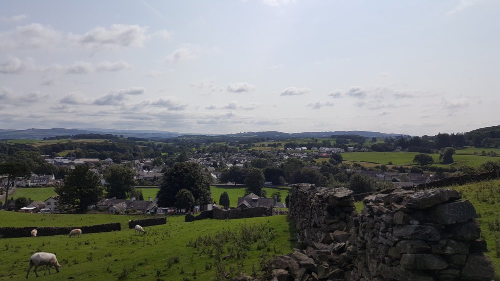 Photograph of Staveley, north of Kendal,