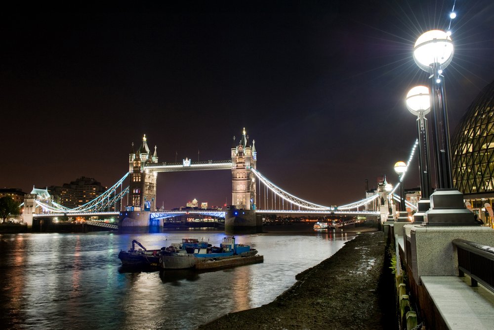 Tower Bridge at night