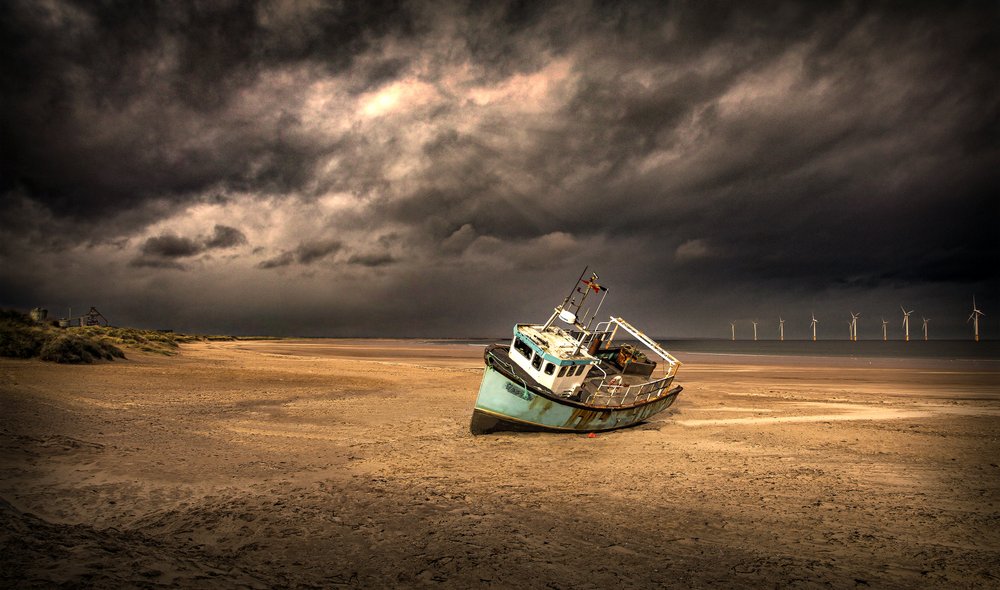 Photo of The Approaching Storm - Redcar, North Yorkshire