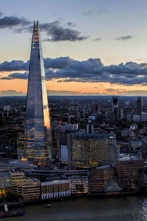 Sunset on the Shard