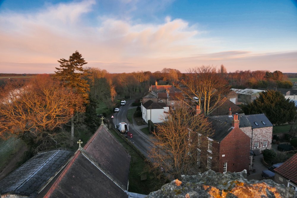 View from All Saints Church roof. 2