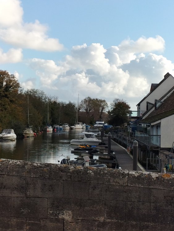 Picturesque and tranquil river scene in Christchurch