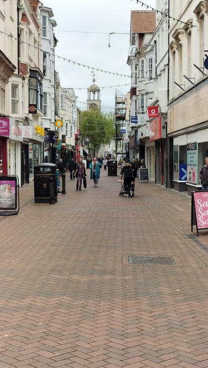 Street scene in Weymouth