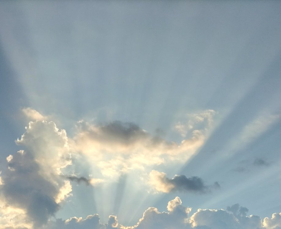 Amazing and beautiful evening sky over Somerford in Christchurch