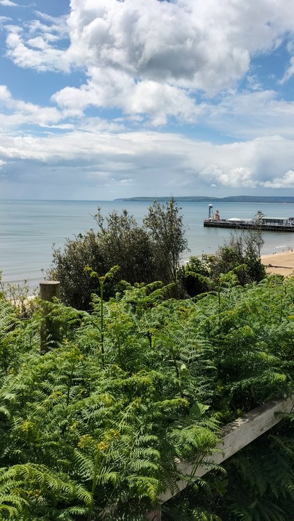 Cumulonimbus cloud over the Isle of Purbeck near Bournemouth