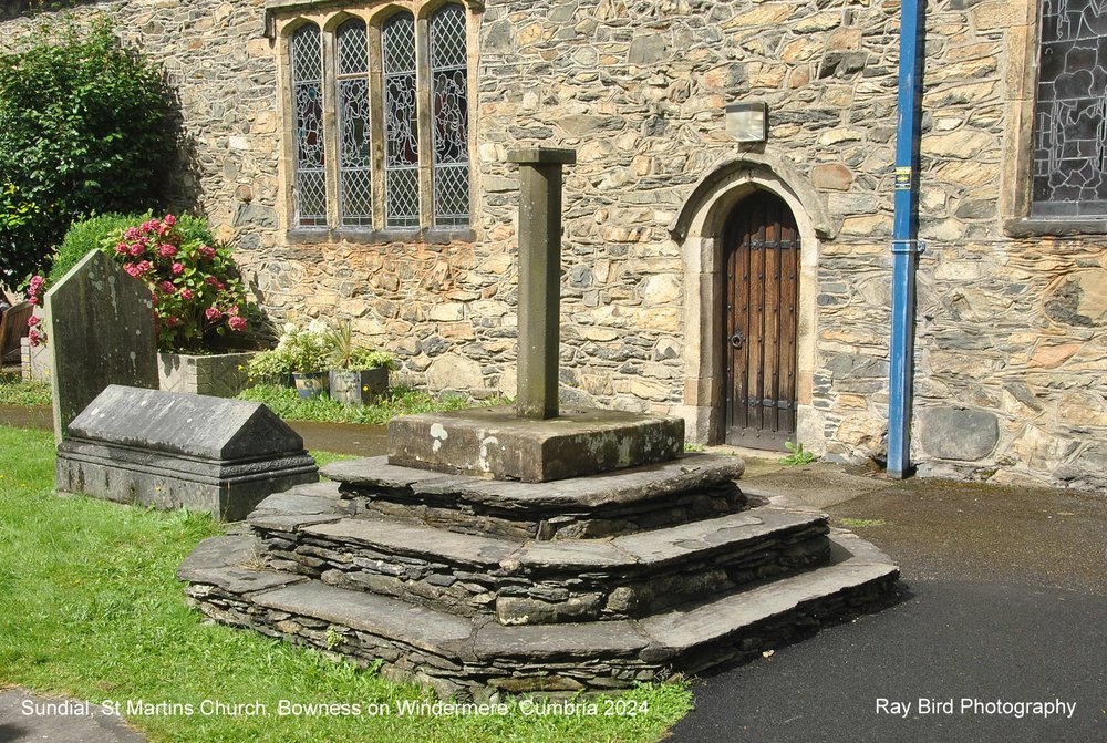 Sundial, Church of St Martin's Churchyard, Bowness on Windermere, Cumbria 2024